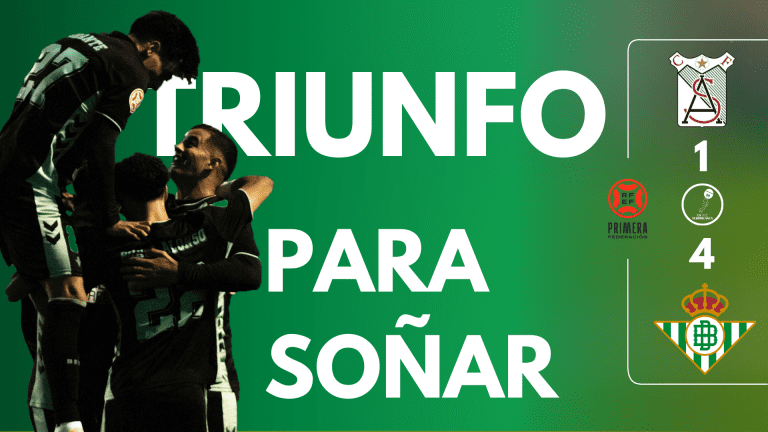 CRÓNICA | Atlético Sanluqueño 1-4 Betis Deportivo: Triunfo para soñar