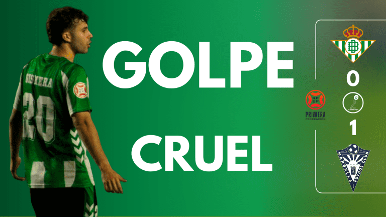 CRÓNICA | Betis Deportivo 0-1 Marbella F.C.: Un golpe cruel frena al Betis Deportivo