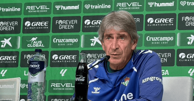 Manuel Pellegrini: «Es muy importante volver a sumar tres puntos Liga.»