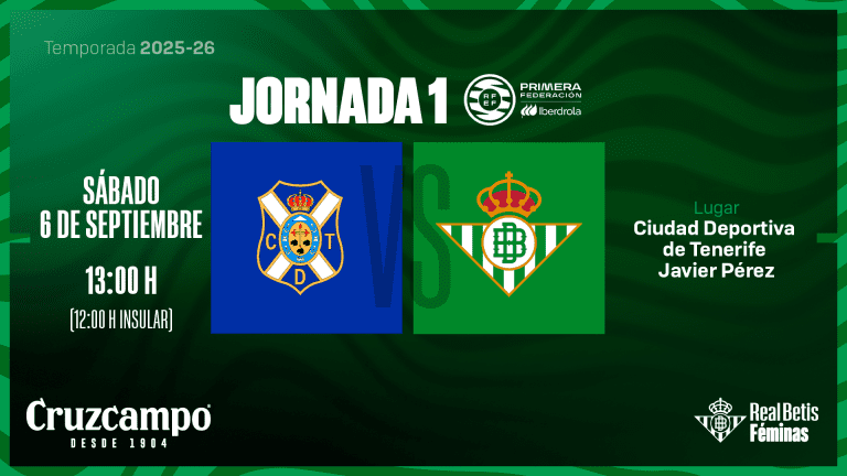 Previa | Betis Féminas – Tenerife B: Ganar o caer