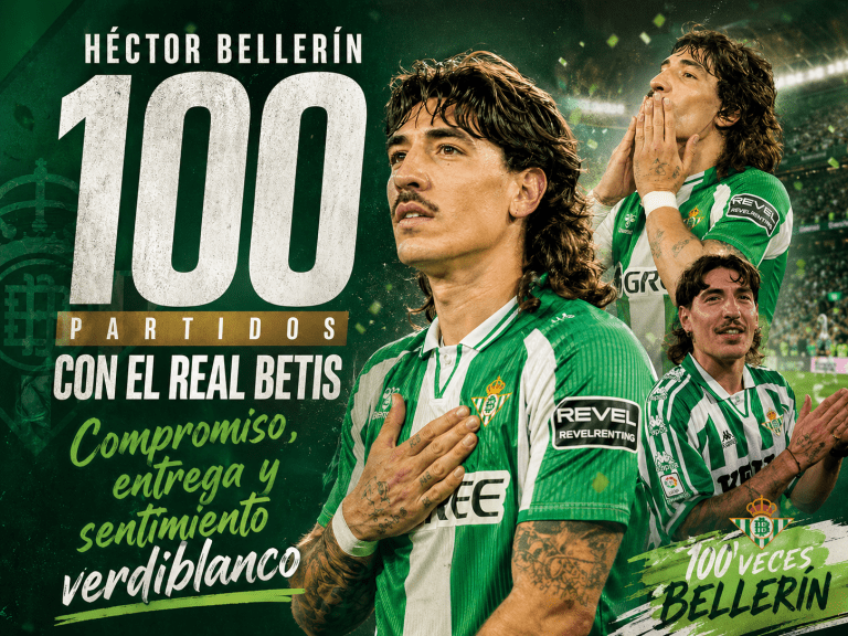 Héctor Bellerín es centenario con el Real Betis