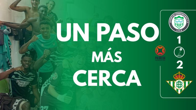 CRÓNICA | Juv. Torremolinos 1-2 Betis Deportivo: un paso más cerca