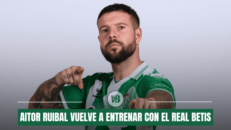 Aitor Ruibal vuelve a entrenar con el Real Betis