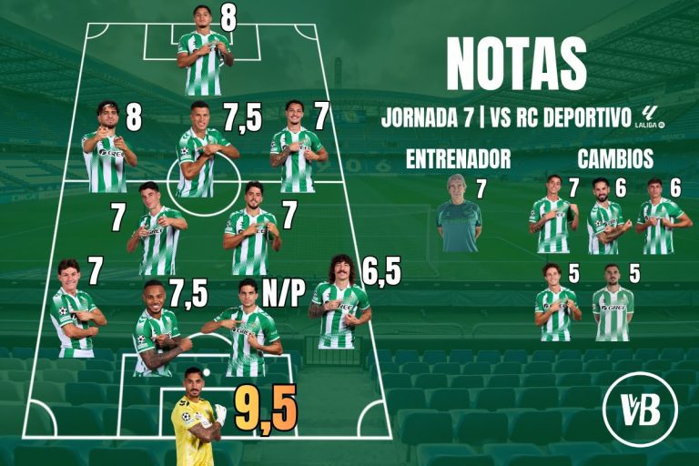 Puntuaciones | RC Deportivo 1-1 Real Betis: Valles, por quinta vez