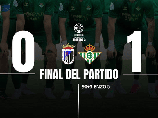 CRÓNICA | CD Badajoz 0-1 Betis Deportivo: Enzo Fierro rescata al filial