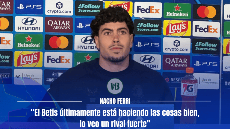 Nacho Ferri: «El Betis últimamente está haciendo las cosas bien, lo veo un rival fuerte»