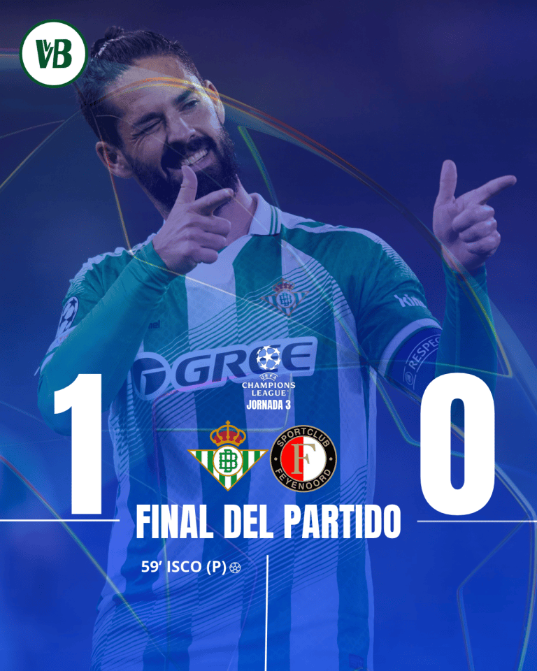 CRÓNICA | Real Betis 1-0 Feyenoord: nos exponemos a la gloria